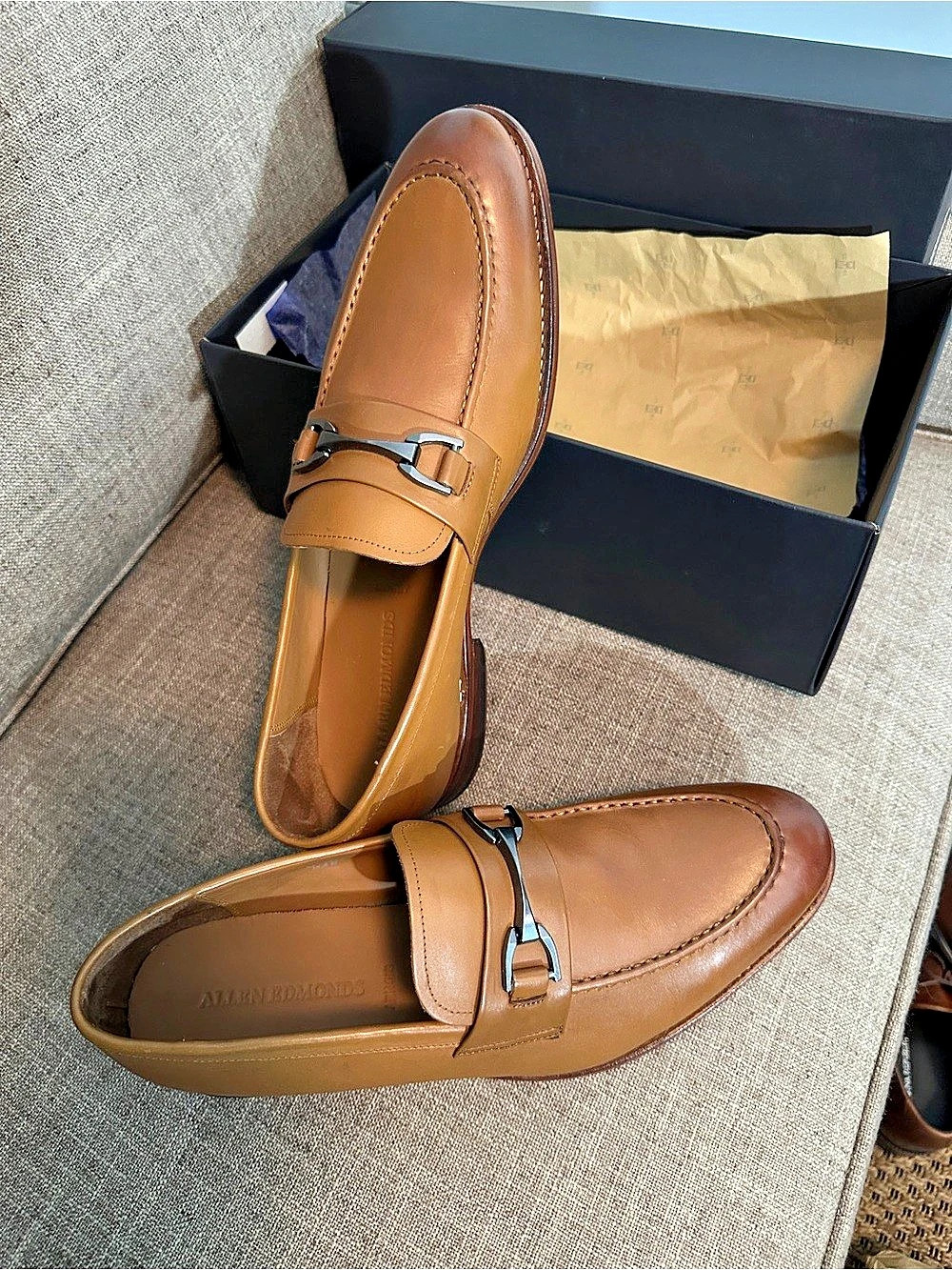 Allen Edmonds Sidney Bit Loafer Loafers in Brown/Walnut